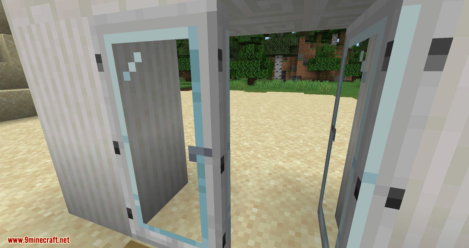 Modern Glass Doors Mod 1 16 3 1 15 2 Prettier Glass Doors For Fabric 9minecraft Net