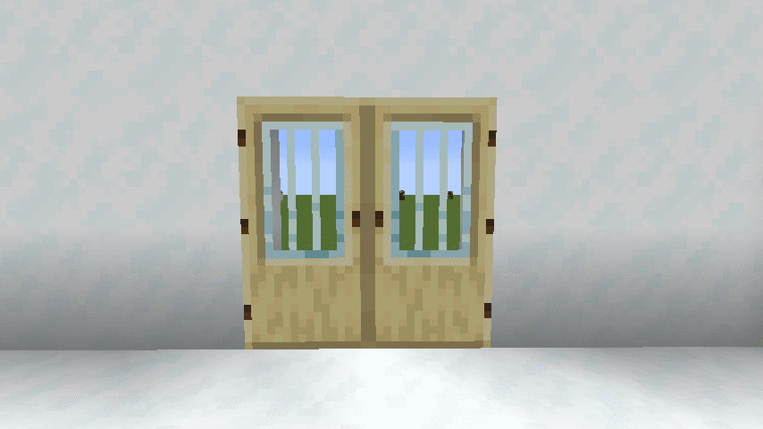 Modern Glass Doors Mod 1 16 3 1 15 2 Prettier Glass Doors For Fabric 9minecraft Net
