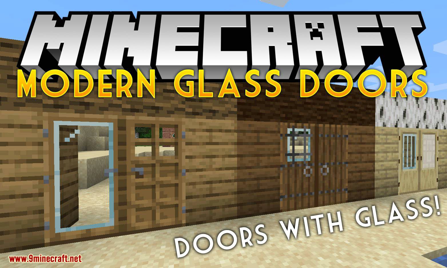Modern Glass Doors Mod 1 16 3 1 15 2 Prettier Glass Doors For Fabric 9minecraft Net
