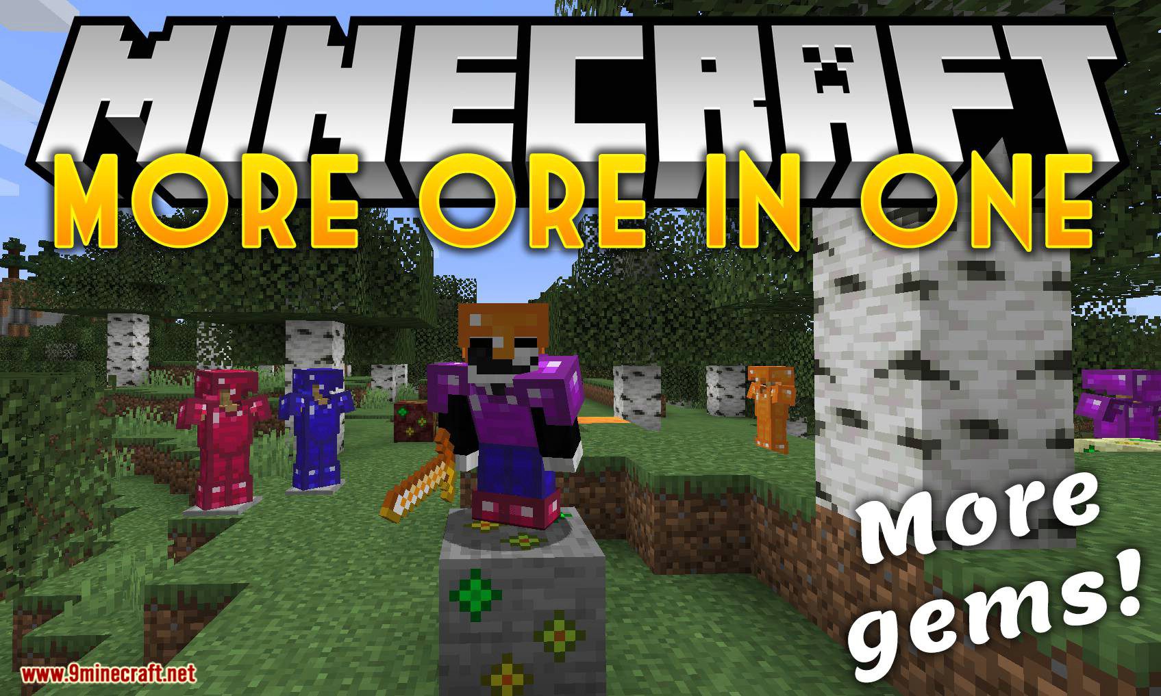 More Ores In One Mod 1 16 1 1 15 2 Ores In The Overworld Nether And End 9minecraft Net