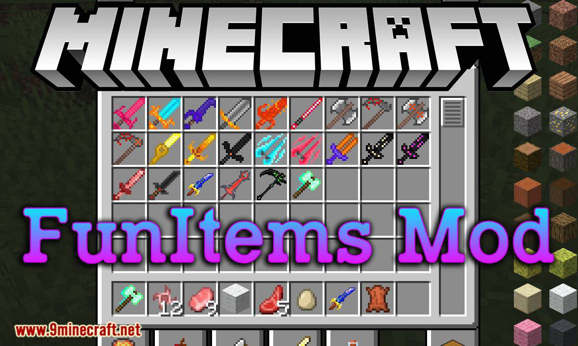 Funitems Mod 1 14 4 1 12 2 Adds Bunch Of New Items With Special Abilities 9minecraft Net