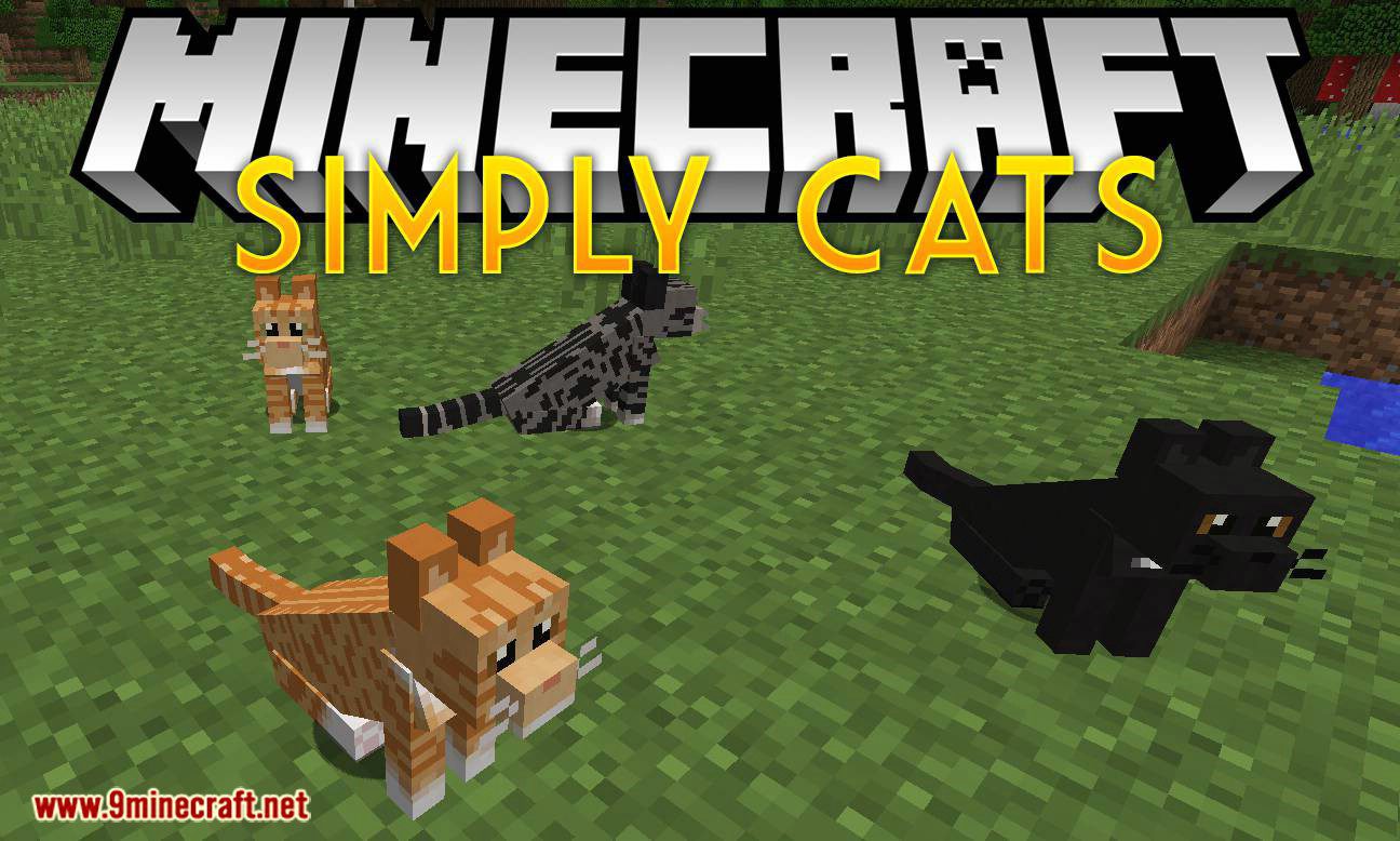 Simply Cats Mod 1.12.2 (Adds a Ton of Different Colored Cats