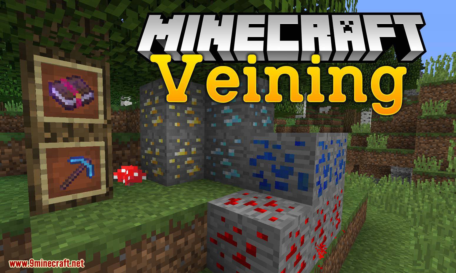 Veining Mod 1 12 2 1 11 2 Adds New Enchantment Veining 9minecraft Net