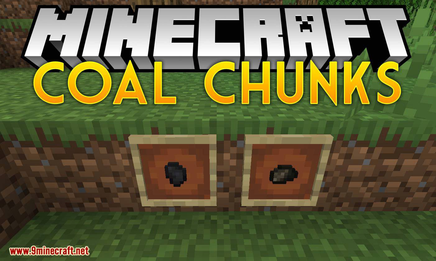 Coal Chunks mod for minecraft logo