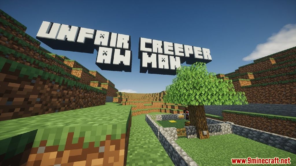 Unfair Creeper Aw Man Map 1 14 4 For Minecraft 9minecraft Net