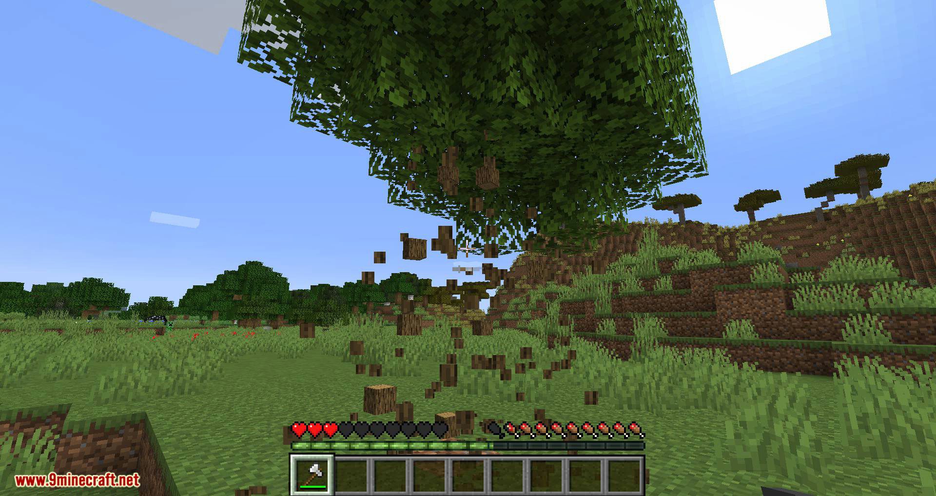 Falling Tree mod for minecraft 03