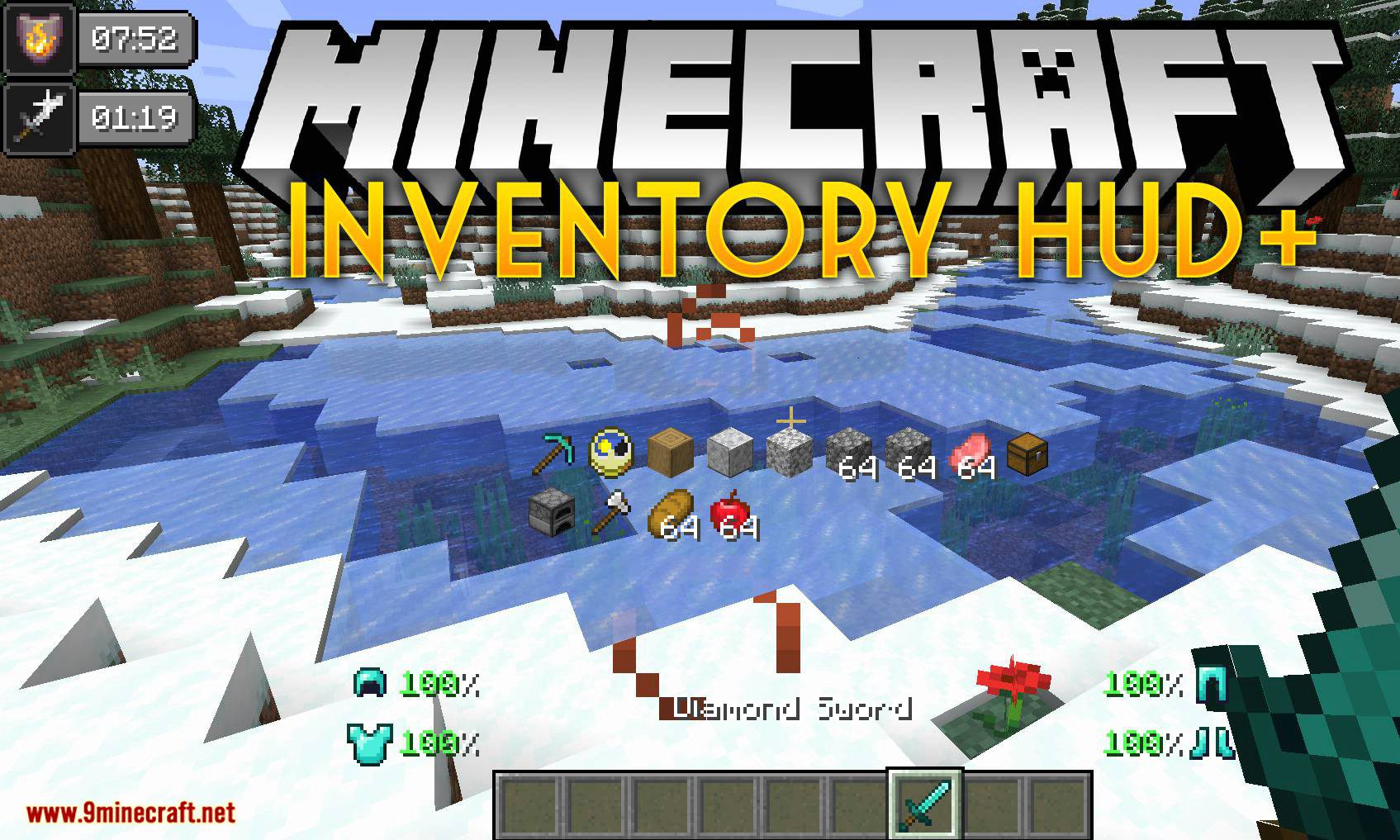 Inventory Hud Mod 1 16 3 1 15 2 Show Inventory To Hud 9minecraft Net