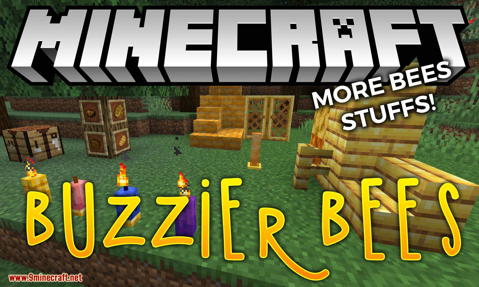 Buzzier Bees Mod 1 16 1 1 15 2 Tons Of Bees Stuffs 9minecraft Net