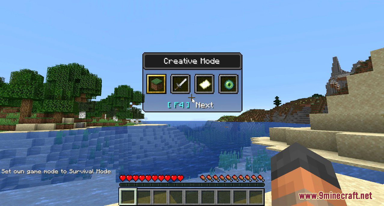 Minecraft 1 16 Snapshot 20w20a Game Mode Switcher 9minecraft Net