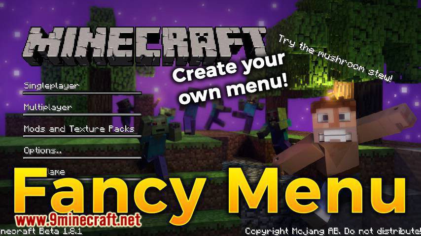 Fancymenu Mod 1 16 4 1 15 2 Animations Menu More 9minecraft Net