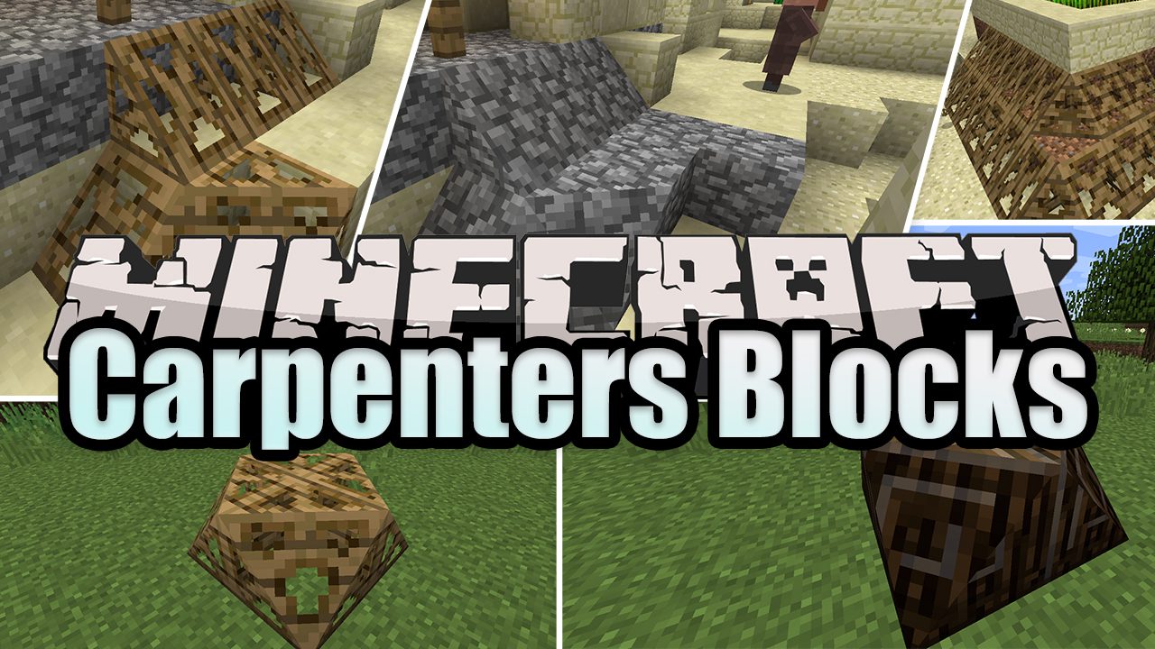 Minecraft Carpenter's Blocks Mod 1.8