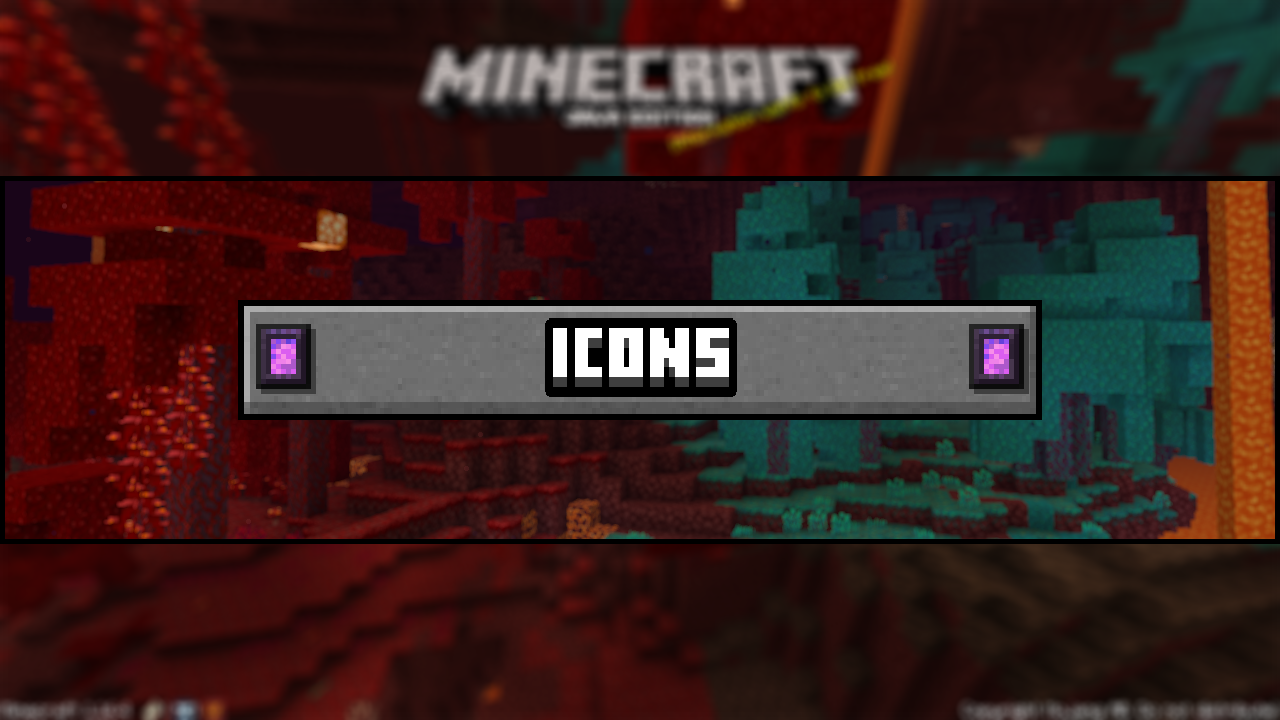 Icons Resource Pack 1.17.1/1.16.5 - 9Minecraft.Net