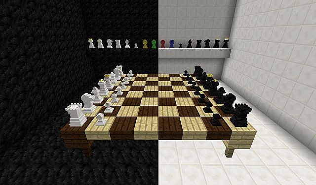 minecraft chess set