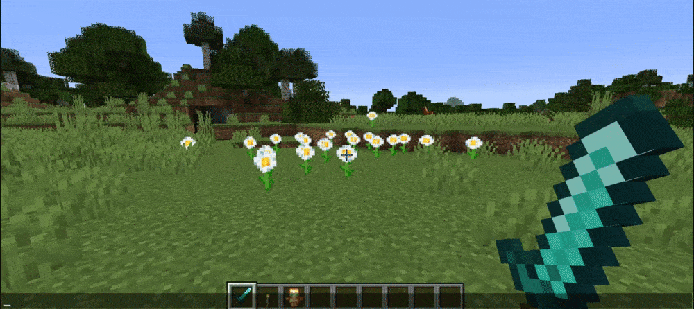 Hide Hands mod for minecraft 21