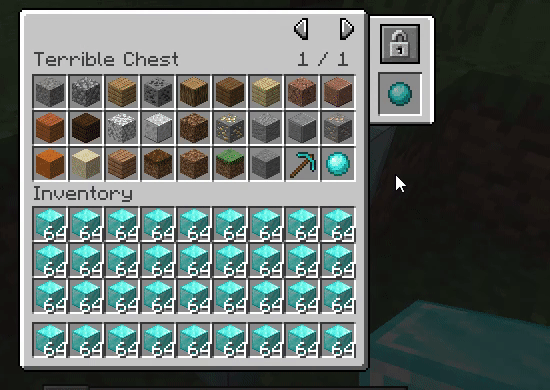 Terrible Chest mod for minecraft 01
