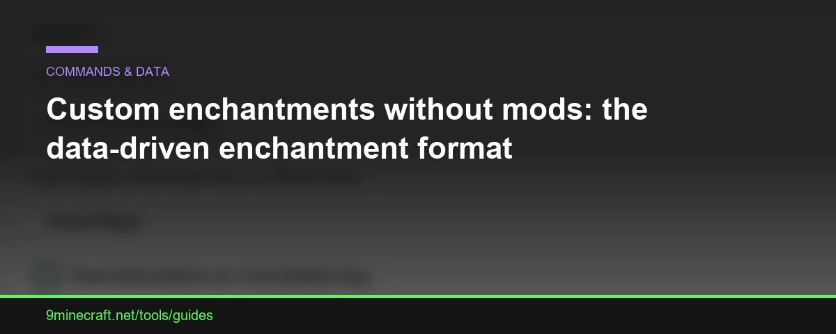 Incantesimi personalizzati senza mod: il formato incantesimo data-driven