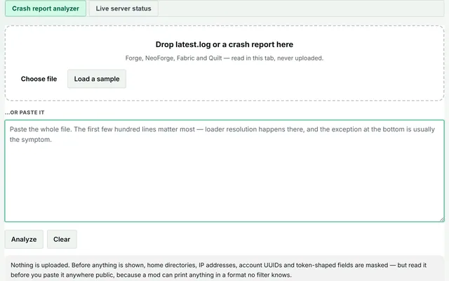 Server Diagnostics