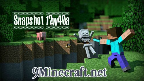Minecraft Snapshot 12w40a Download 