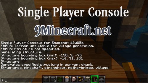 Minecraft Mod - Single Player Commands Download