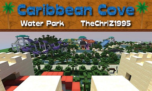 Карта Caribbean Cove (аквапарк) для Minecraft 1.7.4 ...