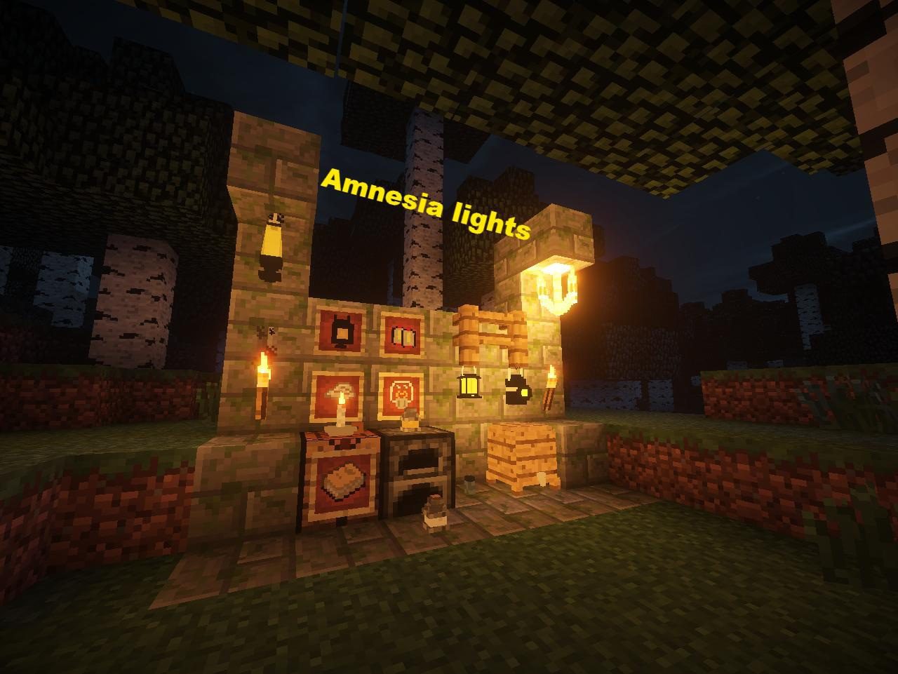 Minecraft lighting. Фонари майнкрафт 1.12.2. Мод Amnesia Light. Dynamic Lights 1.12.2. Amnesia Lights 1.7.10.