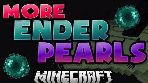 Minecraft MORE ENDER PEARLS MOD / THROW WEIRD ENDER PEARL FOR