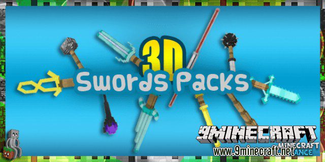 3D Sword Resource Pack 1.19 / 1.18