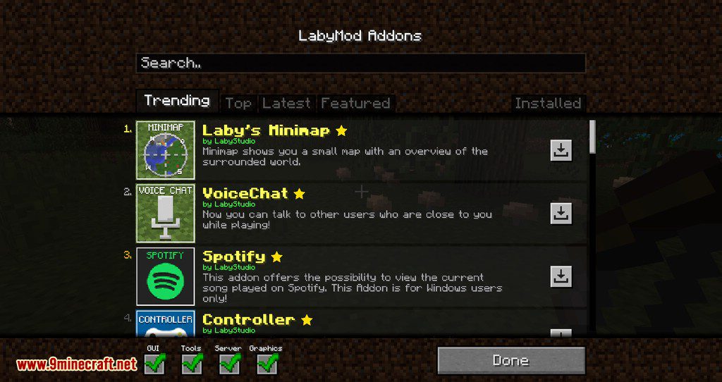Minecraft 1.16.5 LabyMod for Minecraft