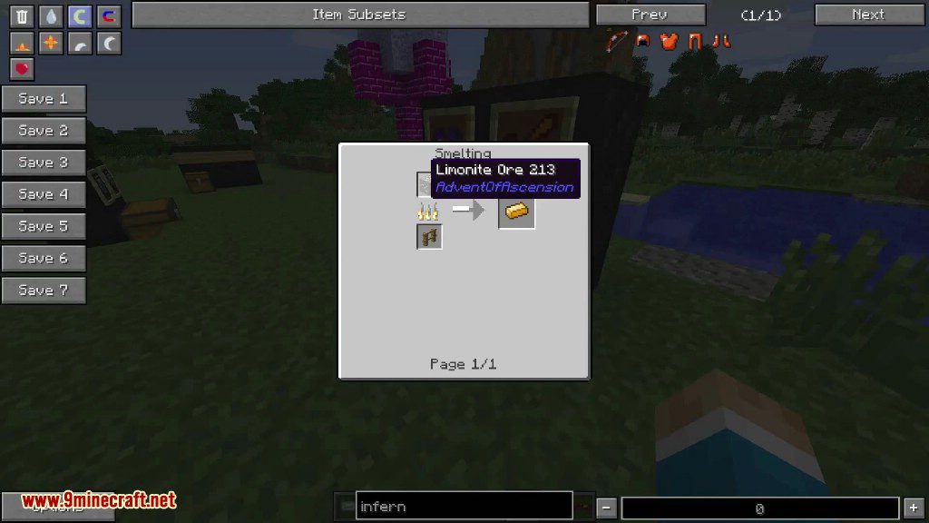Advent of Ascension Mod Crafting Recipes 1