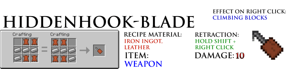 AssassinCraft Mod Crafting Recipes 21