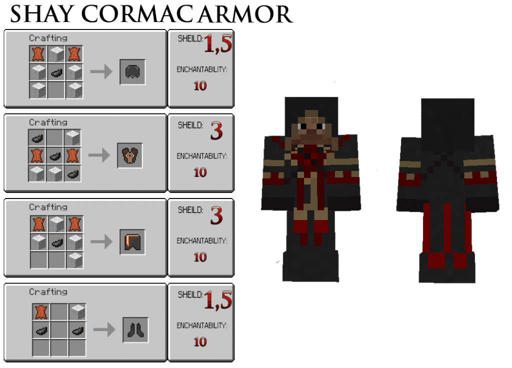 AssassinCraft Mod Crafting Recipes 8