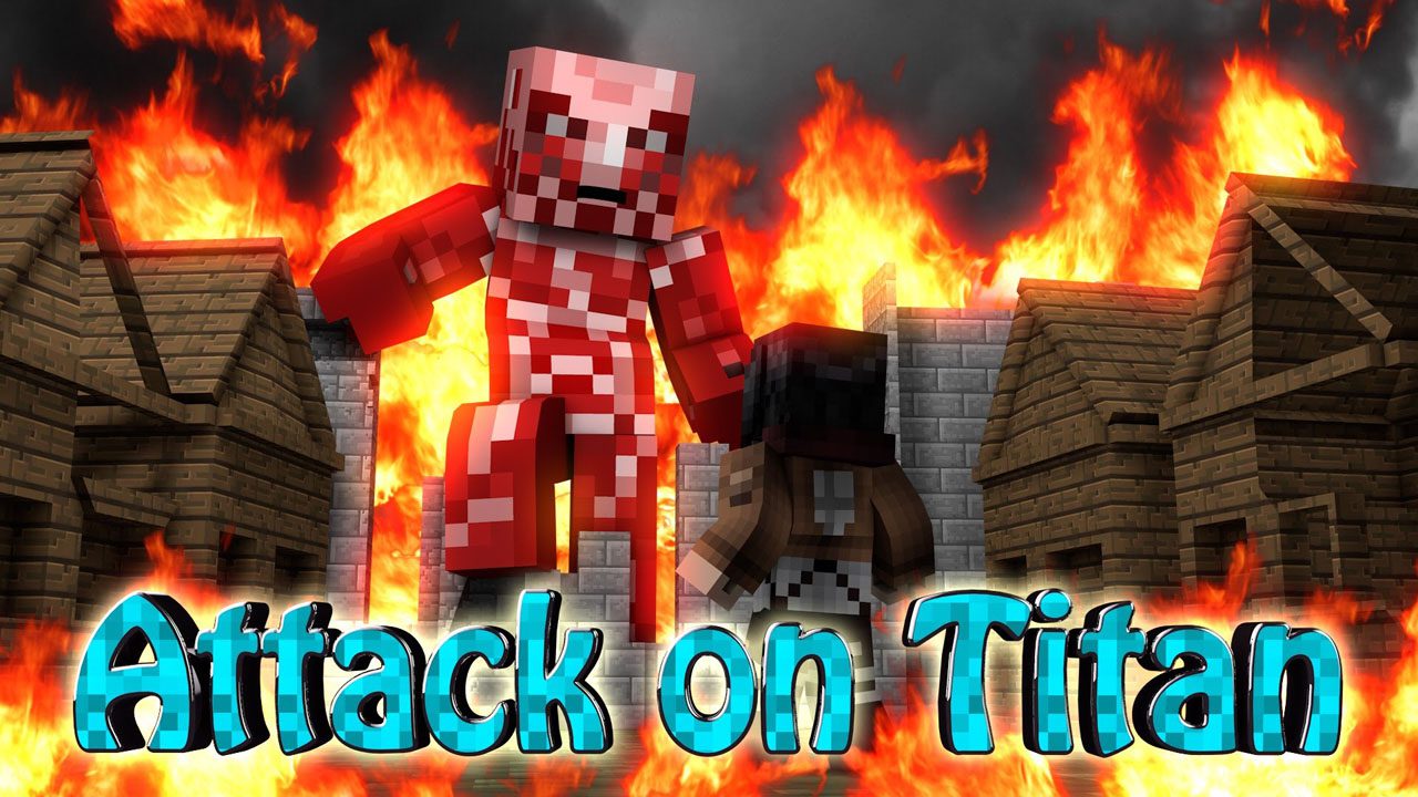 NOVO* MOD ATTACK ON TITAN NO MINECRAFT! (shingeki no kyojin