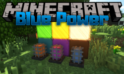 Blue Power mod for minecraft logo