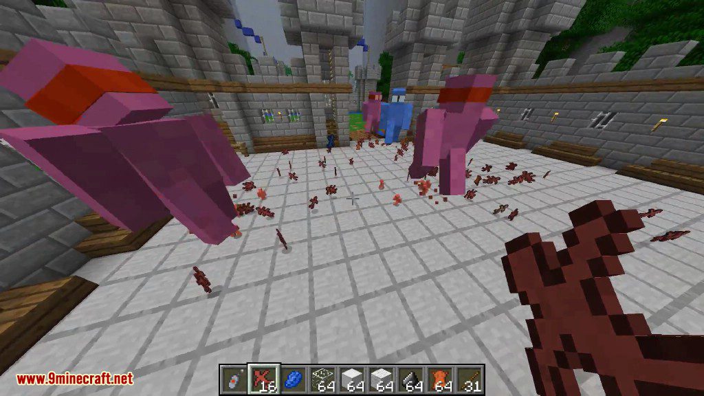 minecraft pe clay wars mod