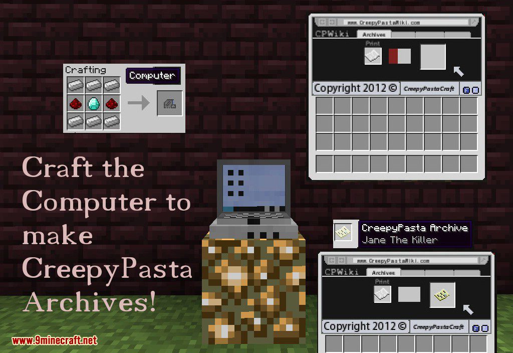 CreepyPastaCraft Revived Mod How to use 2