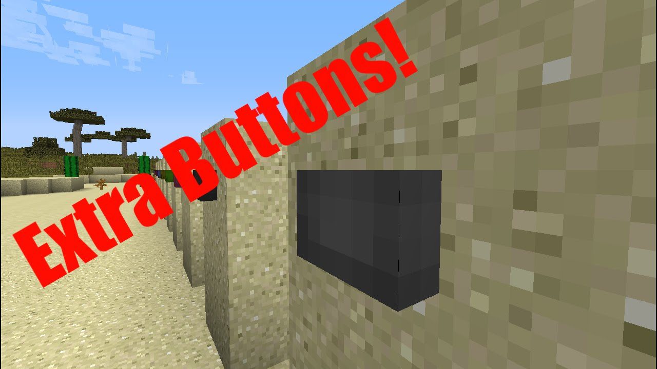 Extra Buttons Mod for Minecraft Logo
