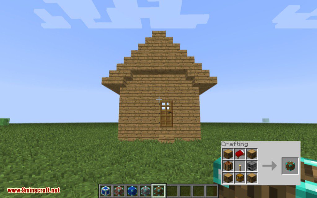 Быстрая постройка домов|Mod iHouse Minecraft 1.7.10