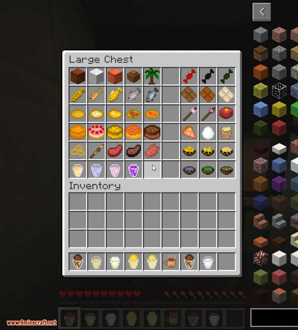 Lots Of Food Mod 1 10 2 1 7 10 Enjoy Plenty Of Desserts 9minecraft Net