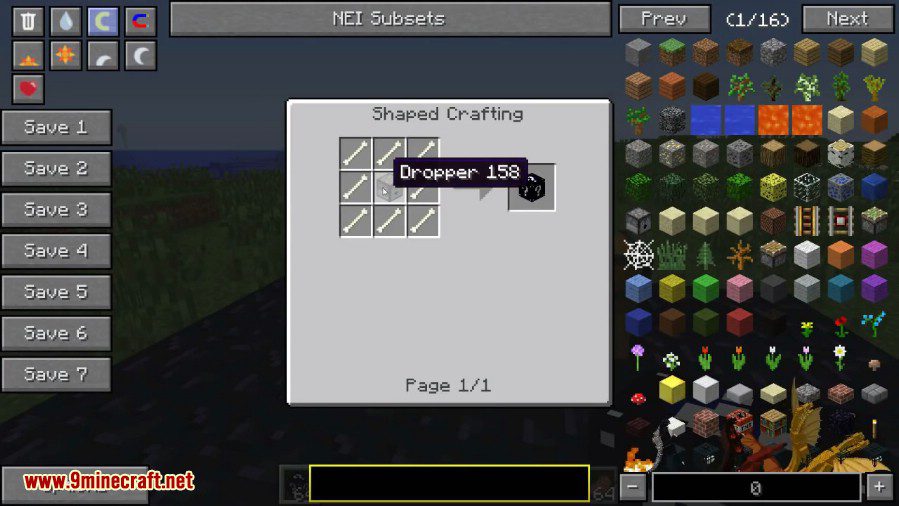 Lucky Block Black Mod Crafting Recipes