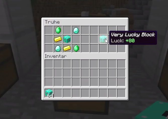 Lucky Block Blue Mod Crafting Recipes 3