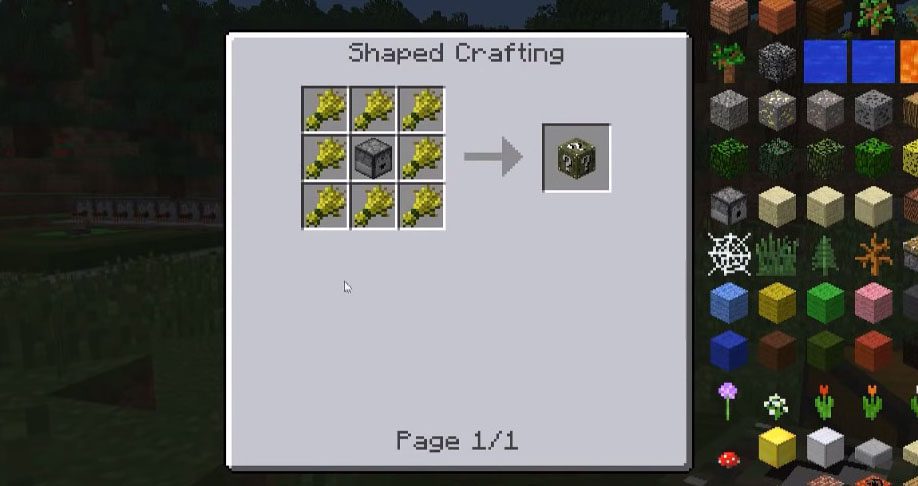 Lucky Block Camo Mod Crafting Recipes