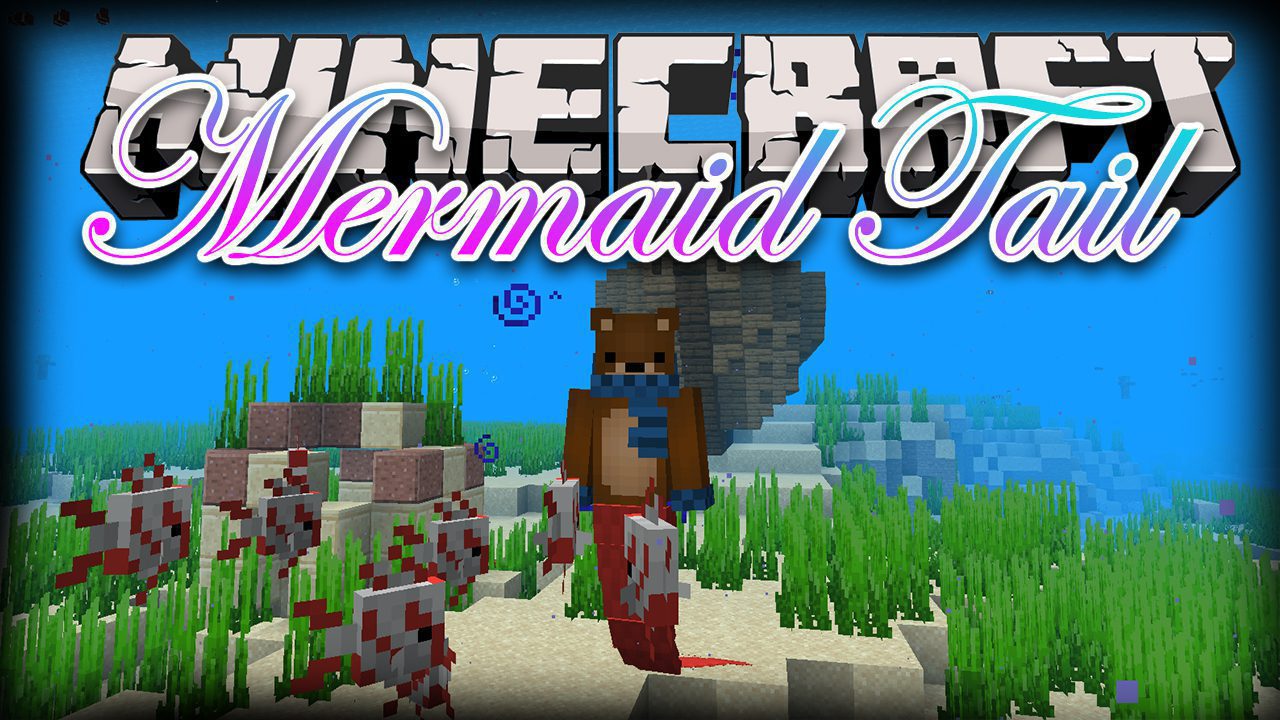 Mermaid Tail Mod 1 17 1 Mythical Creatures Ocean Adaptations 9minecraft Net