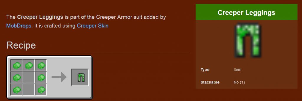 MobDrops Mod Crafting Recipes 4