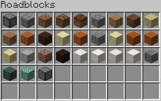 Roadblocks Mod Crafting Recipes 1