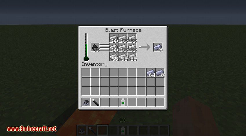 RotaryCraft Mod Blast Furnace GUI 1