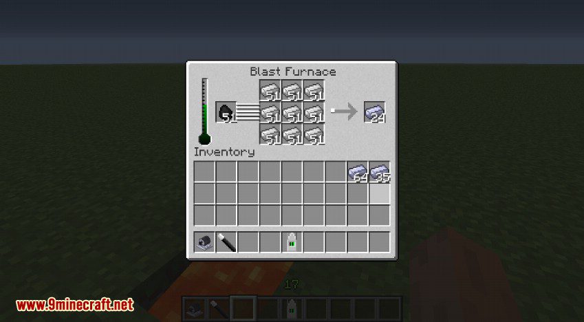 RotaryCraft Mod Blast Furnace GUI