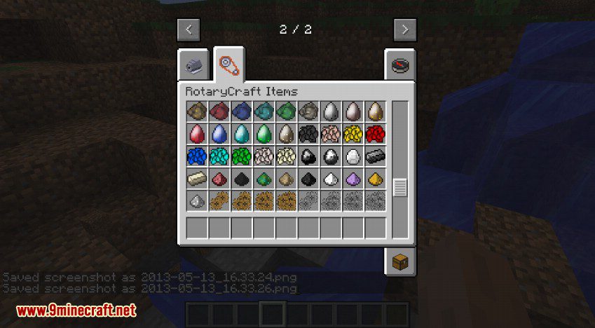 RotaryCraft Mod Creative Inventory 1