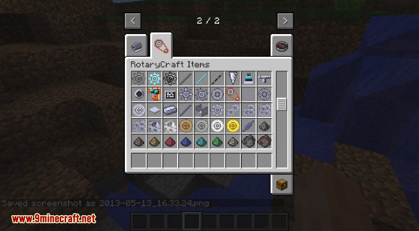 RotaryCraft Mod Creative Inventory 2