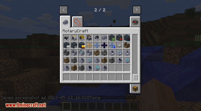 RotaryCraft Mod Creative Inventory 4