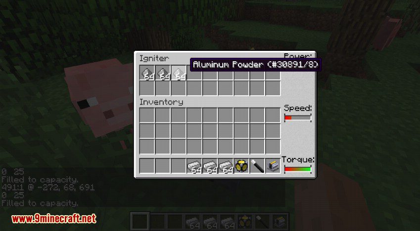 RotaryCraft Mod Firestarter GUI